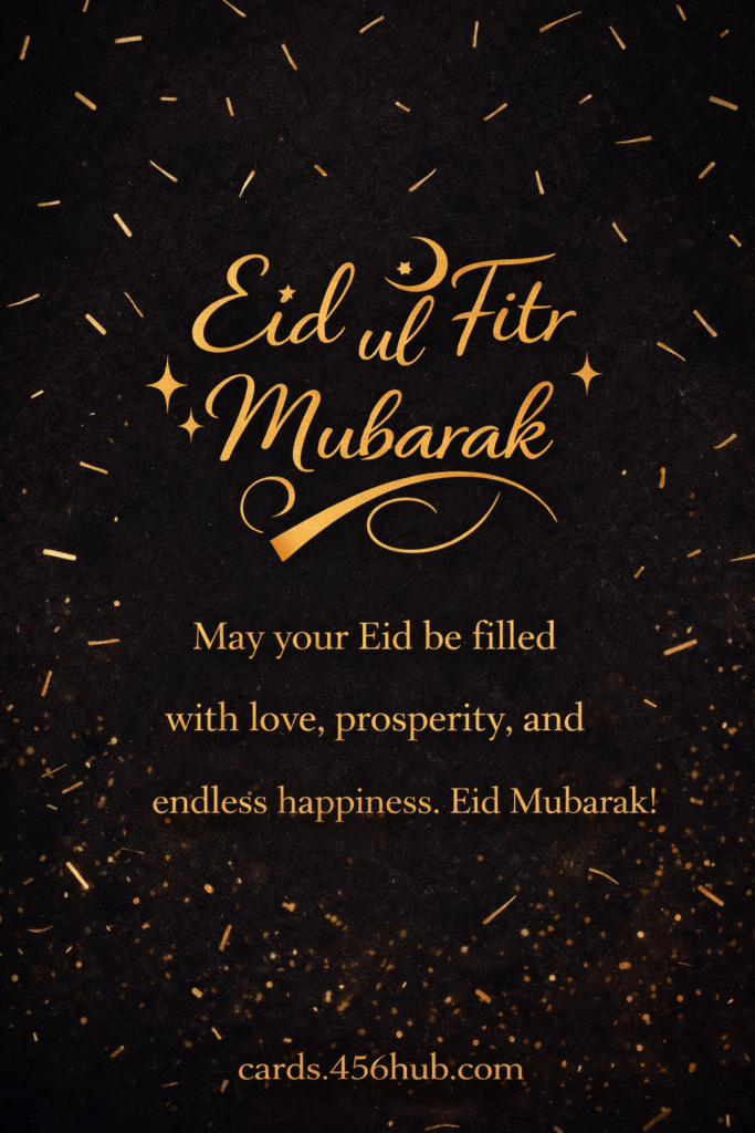 Eid ul fitr Mubarak greeting cards-for- Kids