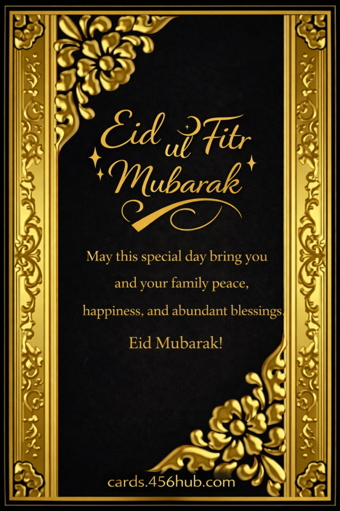 Eid ul fitr Mubarak greeting cards-for- Kids