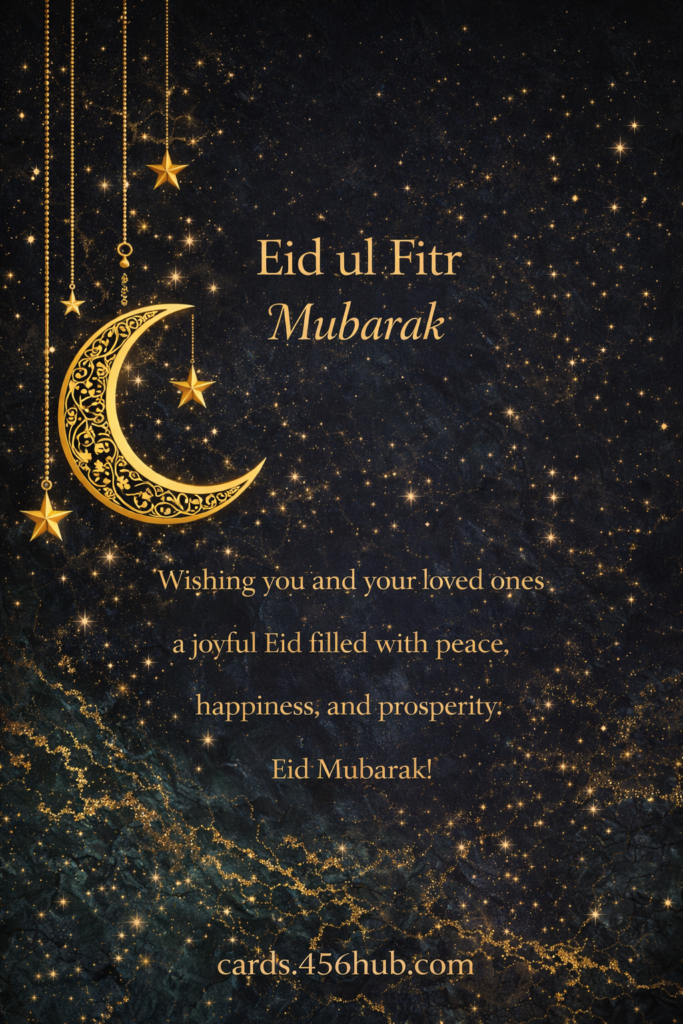 Eid ul fitr Mubarak greeting cards-for- Kids