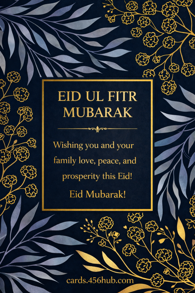 Eid ul fitr Mubarak greeting cards-for- Kids