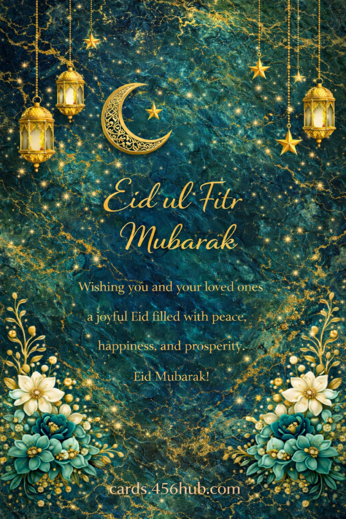Eid ul fitr Mubarak greeting cards-for- Kids