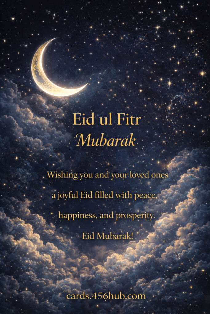 Eid ul fitr Mubarak greeting cards-for- Kids