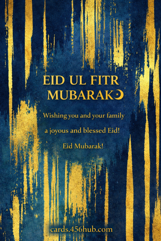 Eid ul fitr Mubarak greeting cards-for- Kids