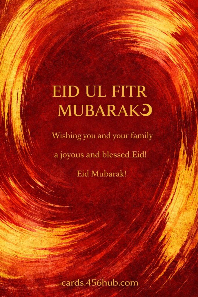 Eid ul fitr Mubarak greeting cards-for- Kids