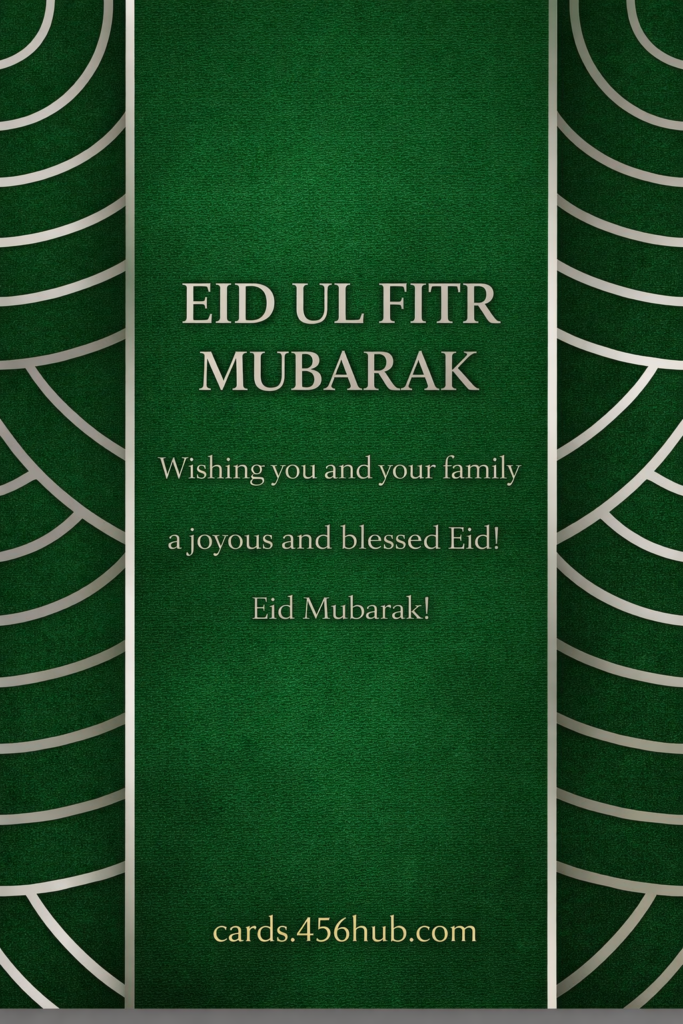 Eid ul fitr Mubarak greeting cards-for- Kids