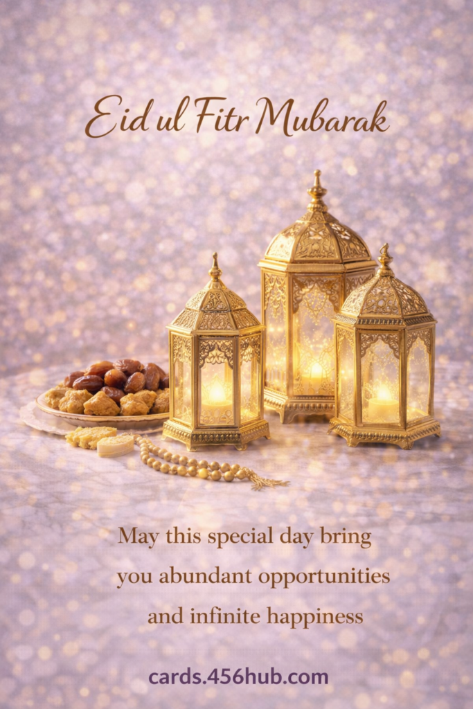 Eid ul fitr Mubarak greeting cards-for- Kids