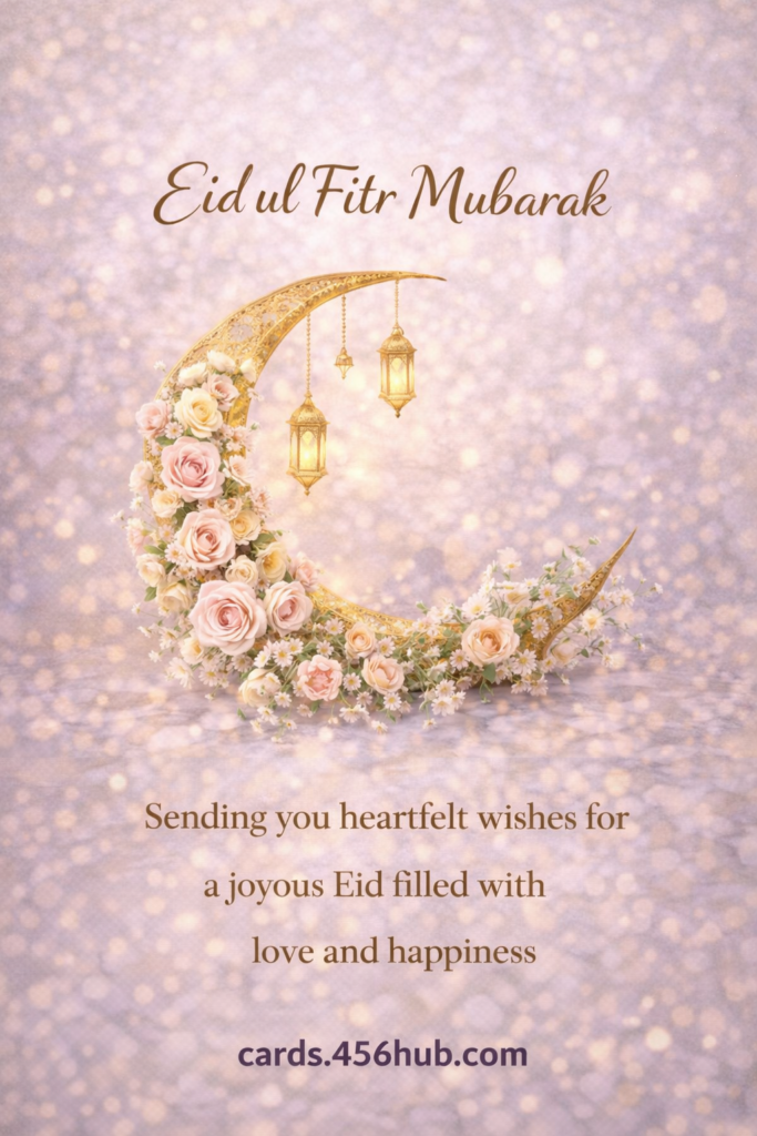 Eid ul fitr Mubarak greeting cards-for- Kids
