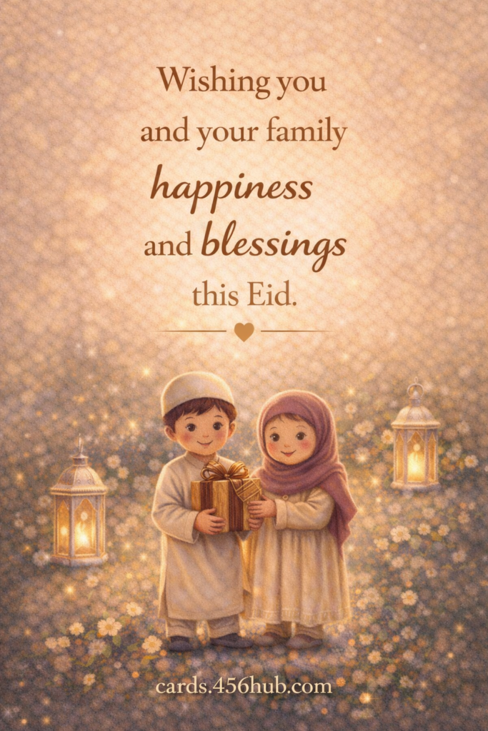 Eid ul fitr Mubarak greeting cards-for- Kids