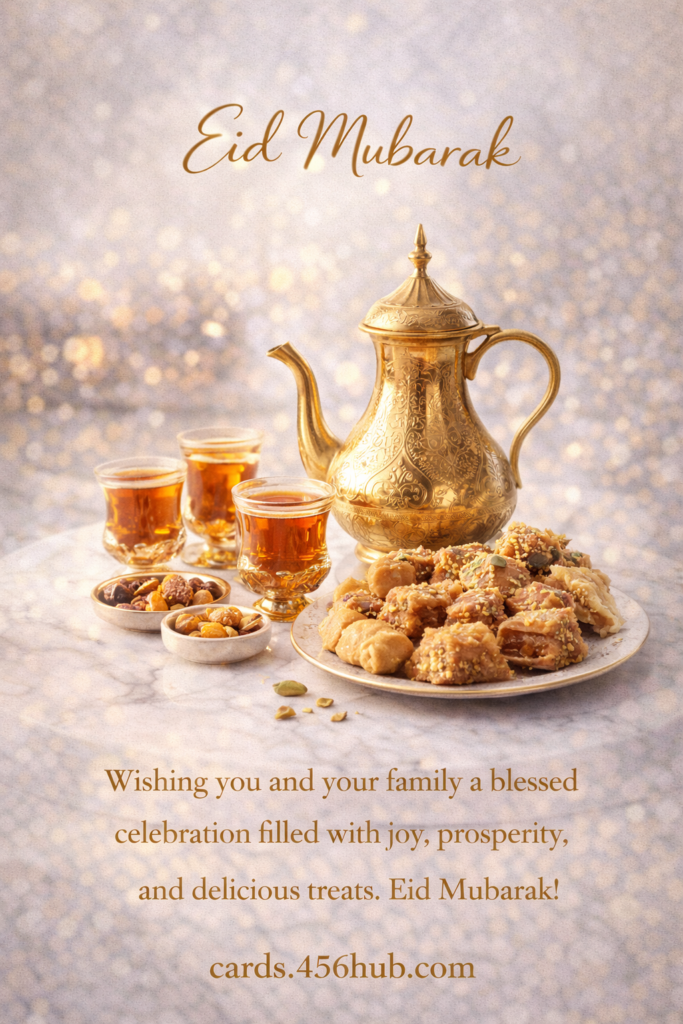 Eid ul fitr Mubarak greeting cards-for- Kids