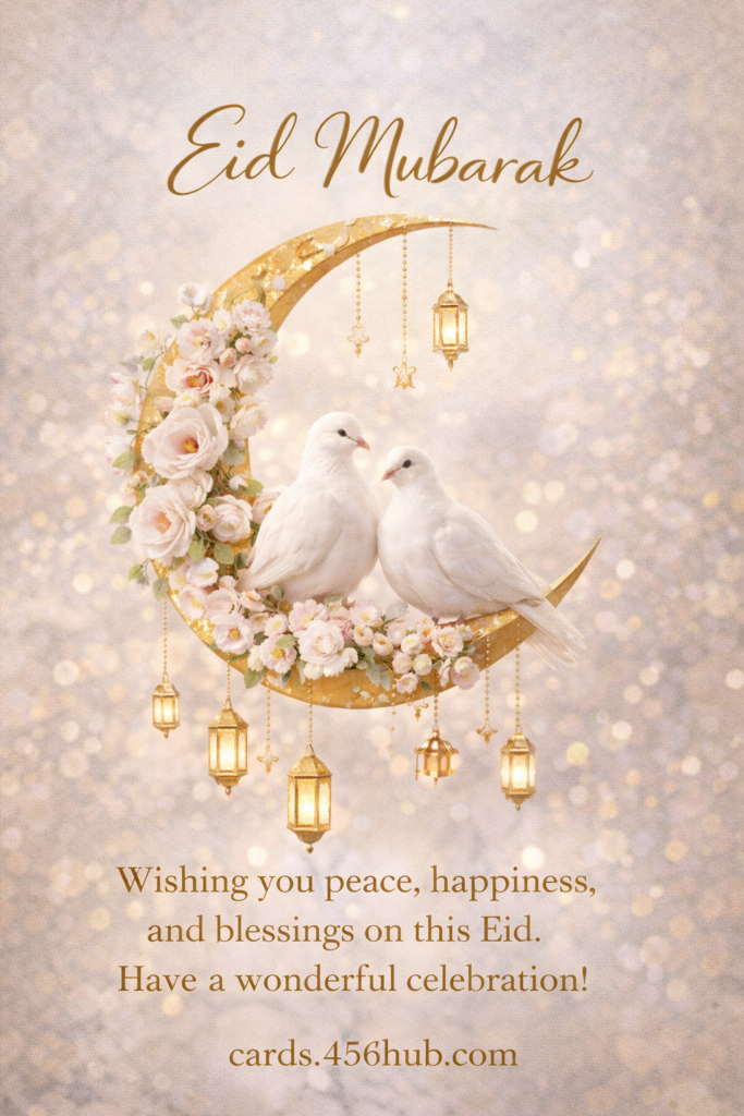 Eid ul fitr Mubarak greeting cards-for- Kids