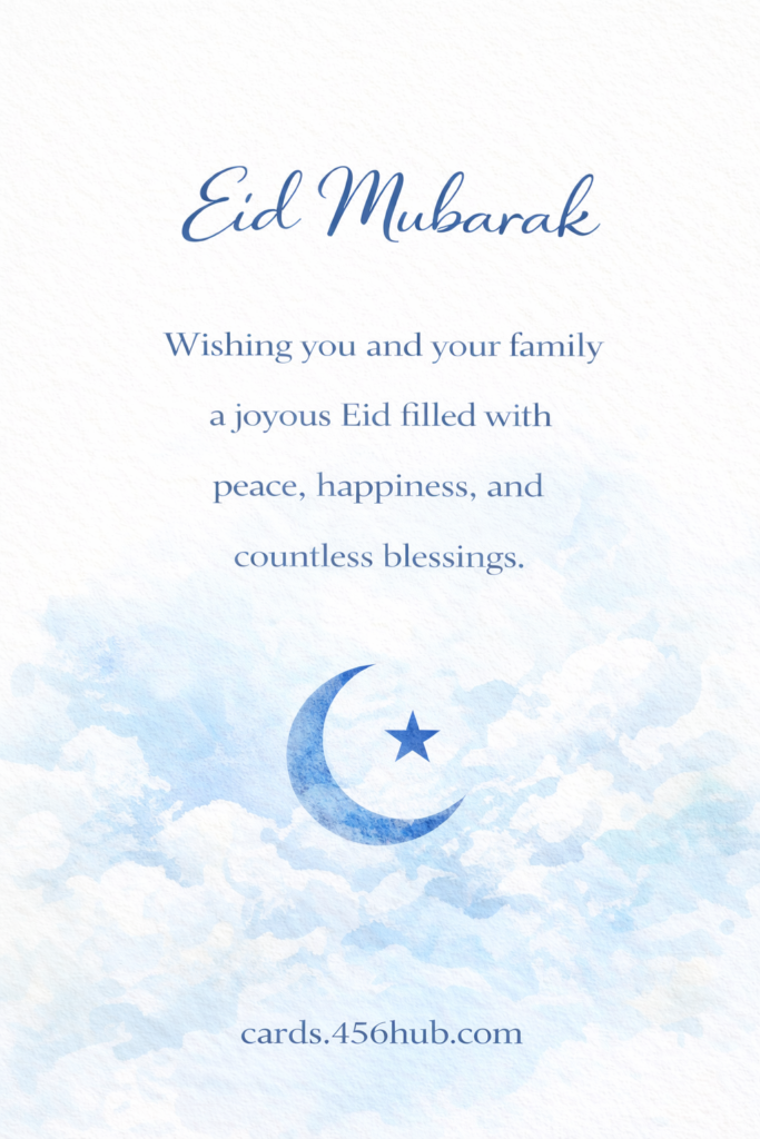Eid ul fitr Mubarak greeting cards-for- Kids