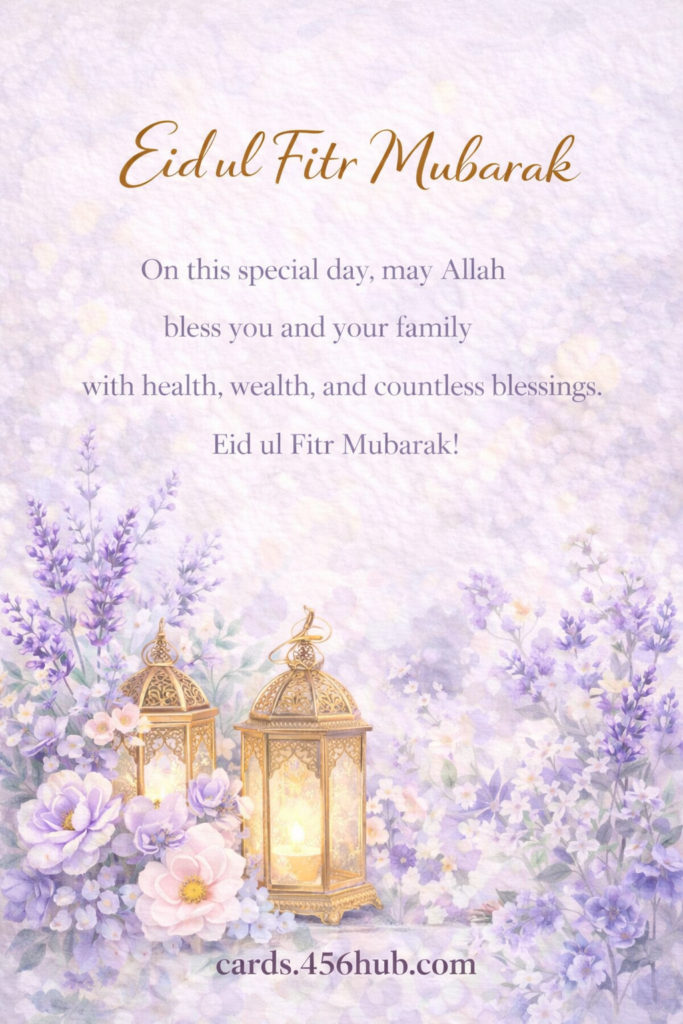 Eid ul fitr Mubarak greeting cards-for- Kids