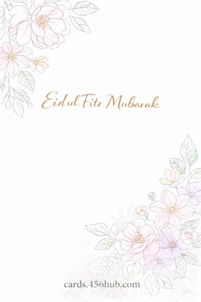 Eid ul fitr Mubarak greeting cards-for- Kids